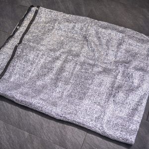 Stříbrná stínící plachta  3x4 m